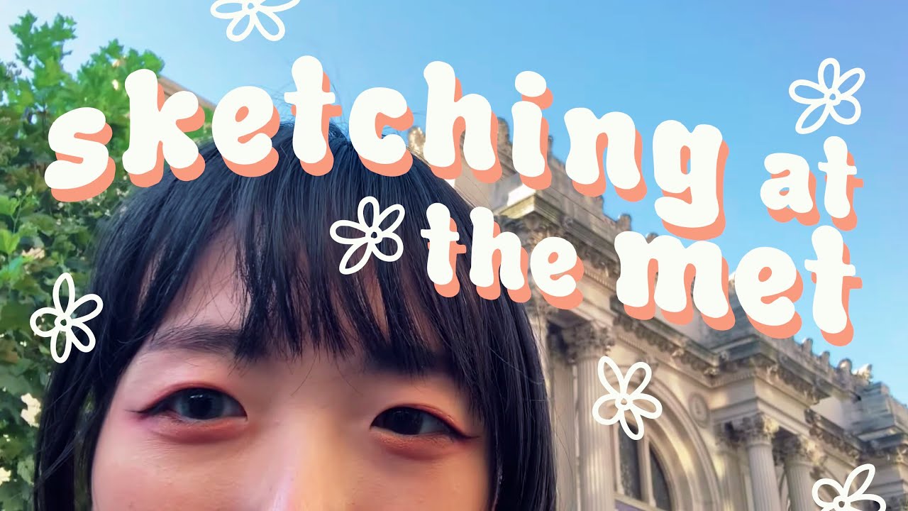 🌈 Solo trip to the MET | sketching and chats