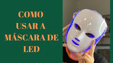 Qual a função da máscara de LED?