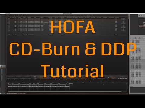 HOFA CD-Burn & DDP Demo