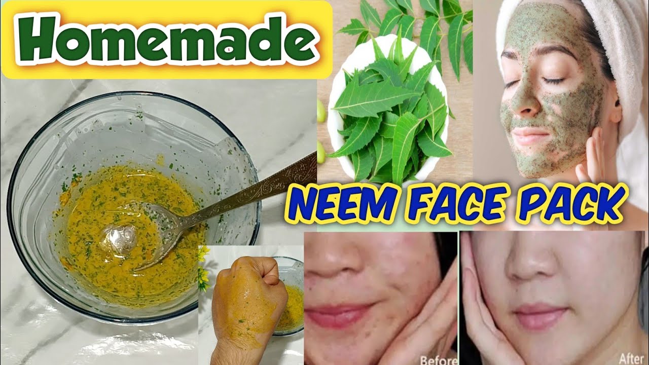 How to make Neem face pack at home Homemade neem face pack how to
