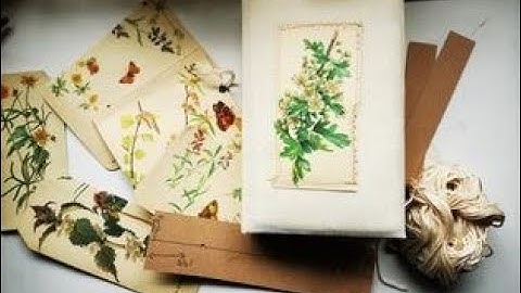 Hidden Stitch Altered Book Spine