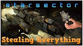 Stealing Everything In Starsector Pirate Loot Only let's Play #2