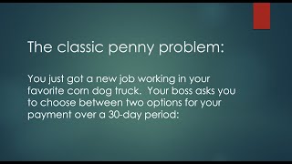 Full The Penny Problem!  Exponential Growth Explained (Old Version) News
