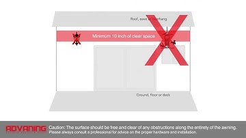 Advaning Awning - Pre-Installation Measuring Guide