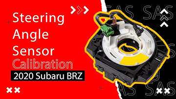 How to Use Steering Angle Sensor Calibration Function on SDS | 2020 Subaru BRZ