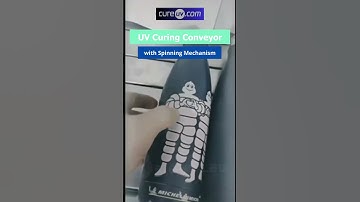 UV Conveyor with Spinning Mechanism for Bottles Alternate View