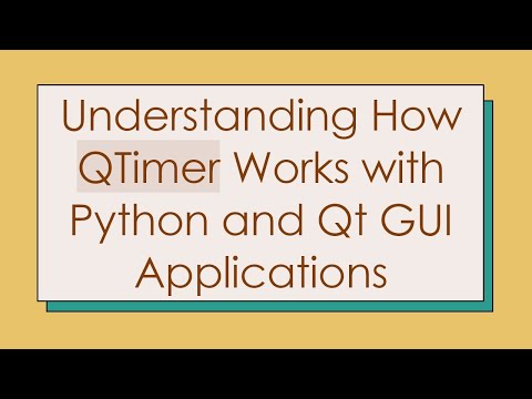 Understanding How QTimer