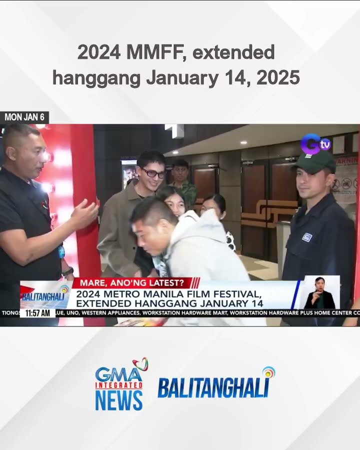 2024 MMFF, extended hanggang January 14 | Balitanghali