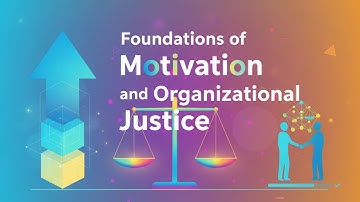 Organizational Behavior - Chapter 8 - Foundations of Motivation and Organizational Justice