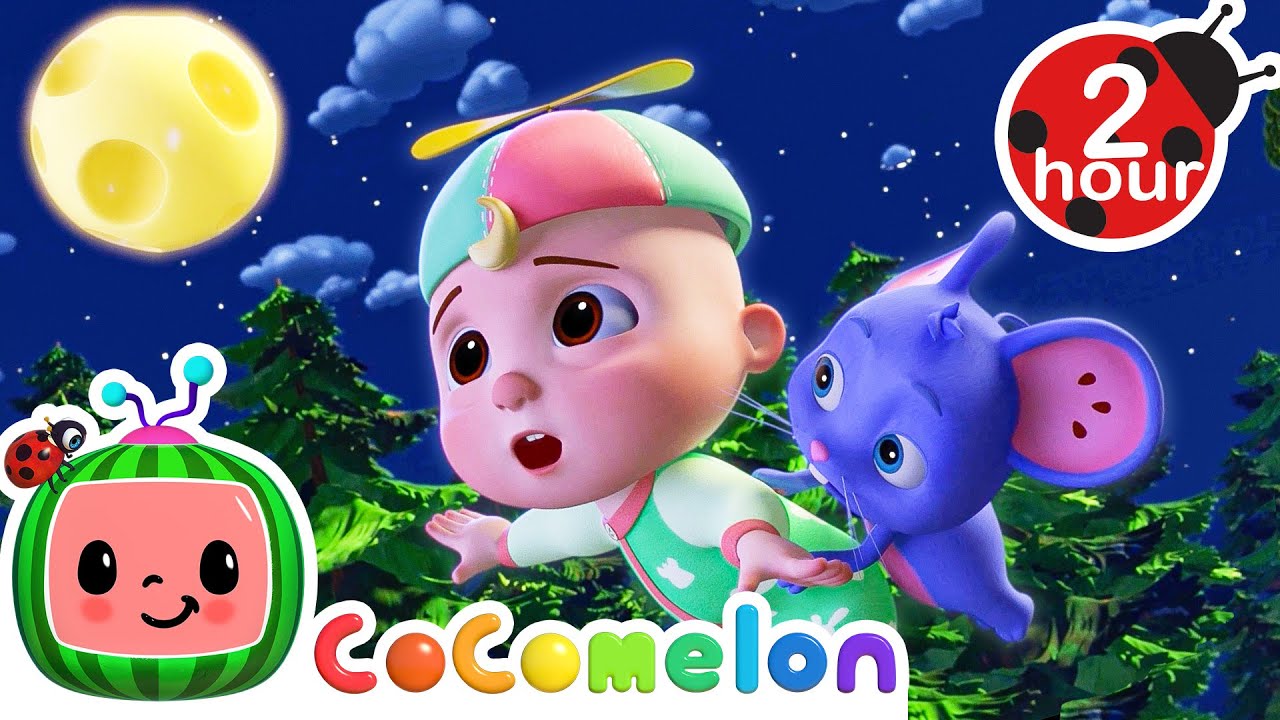 Little Moon Song + More CoComelon Animal Time | 2 Hours of CoComelon Nursery Rhymes