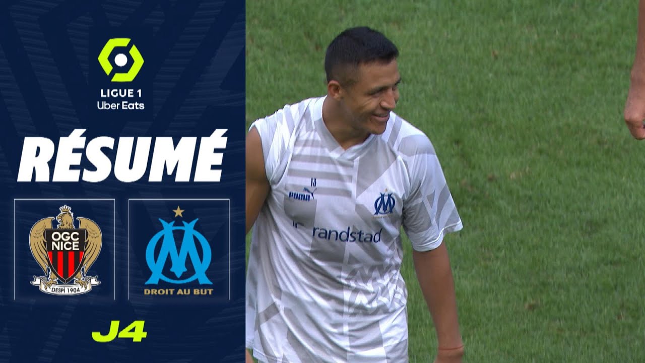 Grande Affiche Du Match OGC Nice - Olympique De Marseille, Saison Ligue 1 22/23