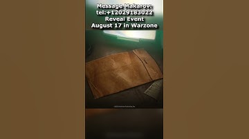 Modern Warfare 3 CALL Makarov Teaser Trailer! COD MW3 Makarov Reveal Trailer Teaser Warzone event