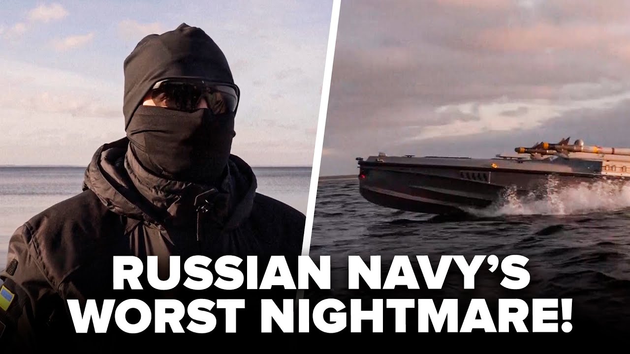 Российский флот в ловушке! Украинские беспилотники с искусственным интеллектом господствуют на море.