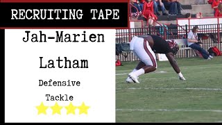RECRUITING TAPE: Alabama 4-Star DT commit, Jah-Marien Latham