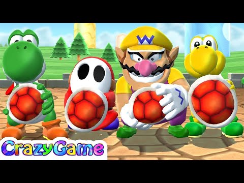 Mario Party 9 Goomba Bowling Shy Guy V Wario V Koopa V Yoshi Master Difficult Crazygaminghub 