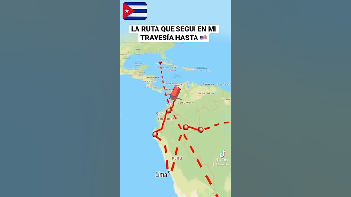 La ruta completa que seguí en mi travesía hasta USA🇺🇸