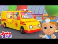 Junior Squad Roda di ambulans + Lebih lanjut Video animasi 3d untuk anak-anak