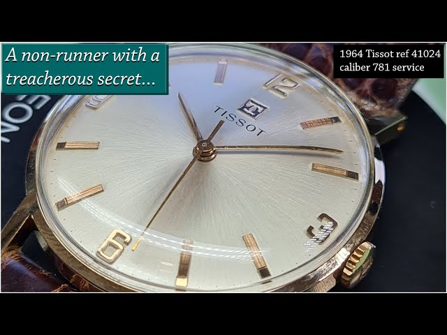 A non-runner vintage Tissot with a treacherous secret - YouTube