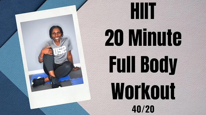 HIIT 20 Minute Full Body Workout | 40/20 - No Equi...