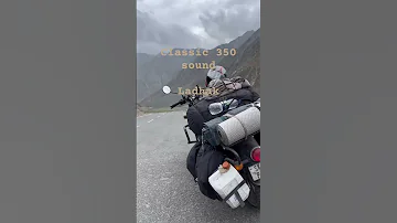 Royal Enfield Classic 350 To Ladhak Jojilapass Travel Adventure Automobile Longdrive 