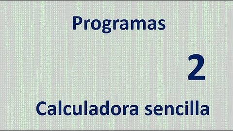 Calculadora sencilla en Java | Programa # 2