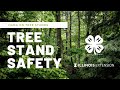 Be a safe hunter hang on tree stand safety