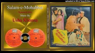 Yun Zehar Zindagi Ka - Anwar - Gauhar Kanpuri - Usha Khanna - Salam-e-Mohabbat 1981 - Vinyl 320K