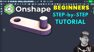 Onshape Beginners Step by Step Tutorial - LINKER - Easy Part for Students