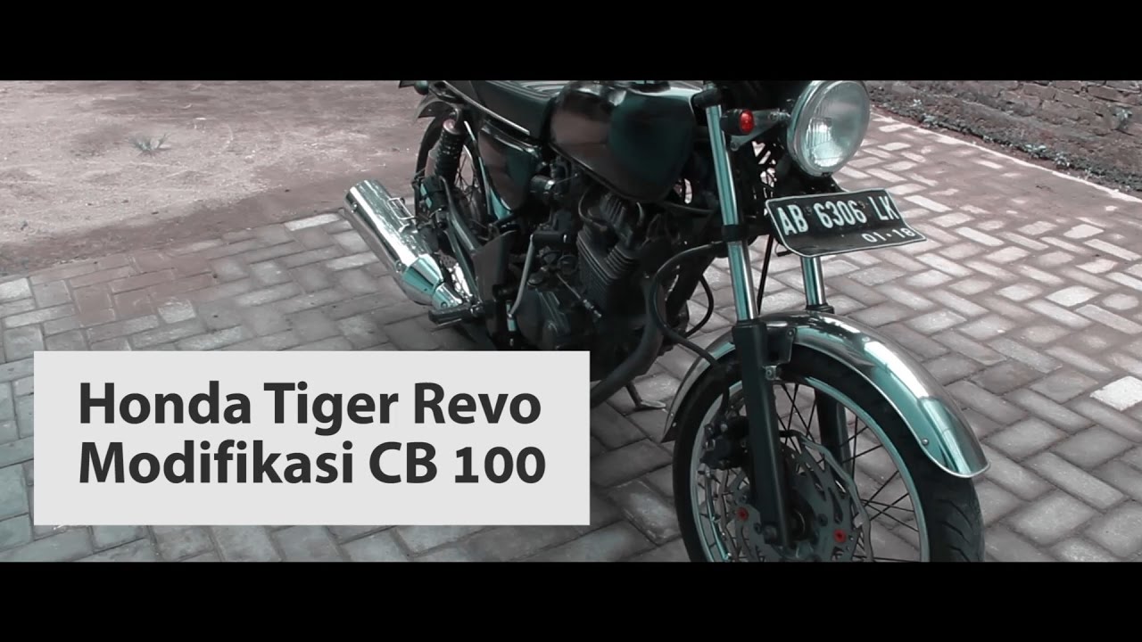 Motor Honda Tiger Revo Modifikasi Cb 100 Minimalist Hd Youtube