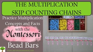 The Montessori Skip Counting Chains- Practice Multiplication Concepts and Facts with the Bead Bars Wealth