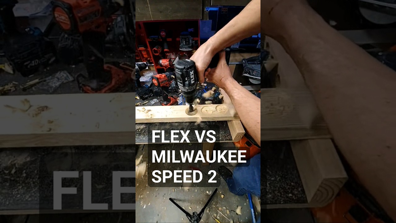 Milwaukee Vs Flex Why Flex Is a BEAST! #tools #Flex #milwaukee #tooltest #shorts