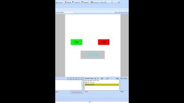 lecture#1: NEXTION simple GUI, ON/OFF button Display on Screen with text/ Nextion editor tutorial