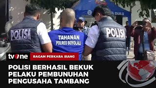 Detik-detik Polisi Berhasil Tangkap Pelaku Pembunuhan Pengusaha Tembaga | Ragam Perkara Siang tvOne