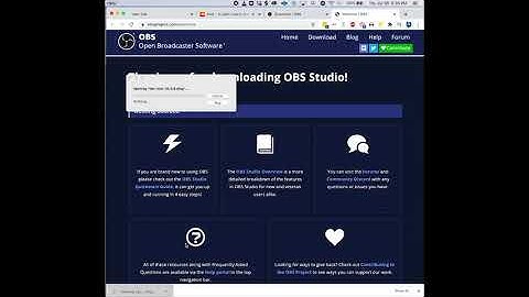 Install OBS on MacOS Catalina