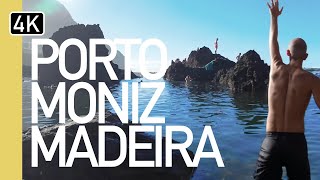 Beautiful Porto Moniz, Madeira, Portugal | 4K Walk Past Town & Rock Pools