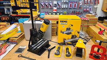 Lô hàng REMS về tuần W2545 - Máy cắt ống REMS Cento