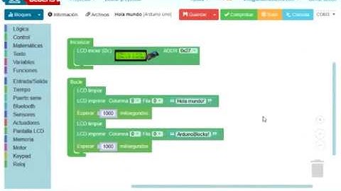 "Hola mundo" con LCD