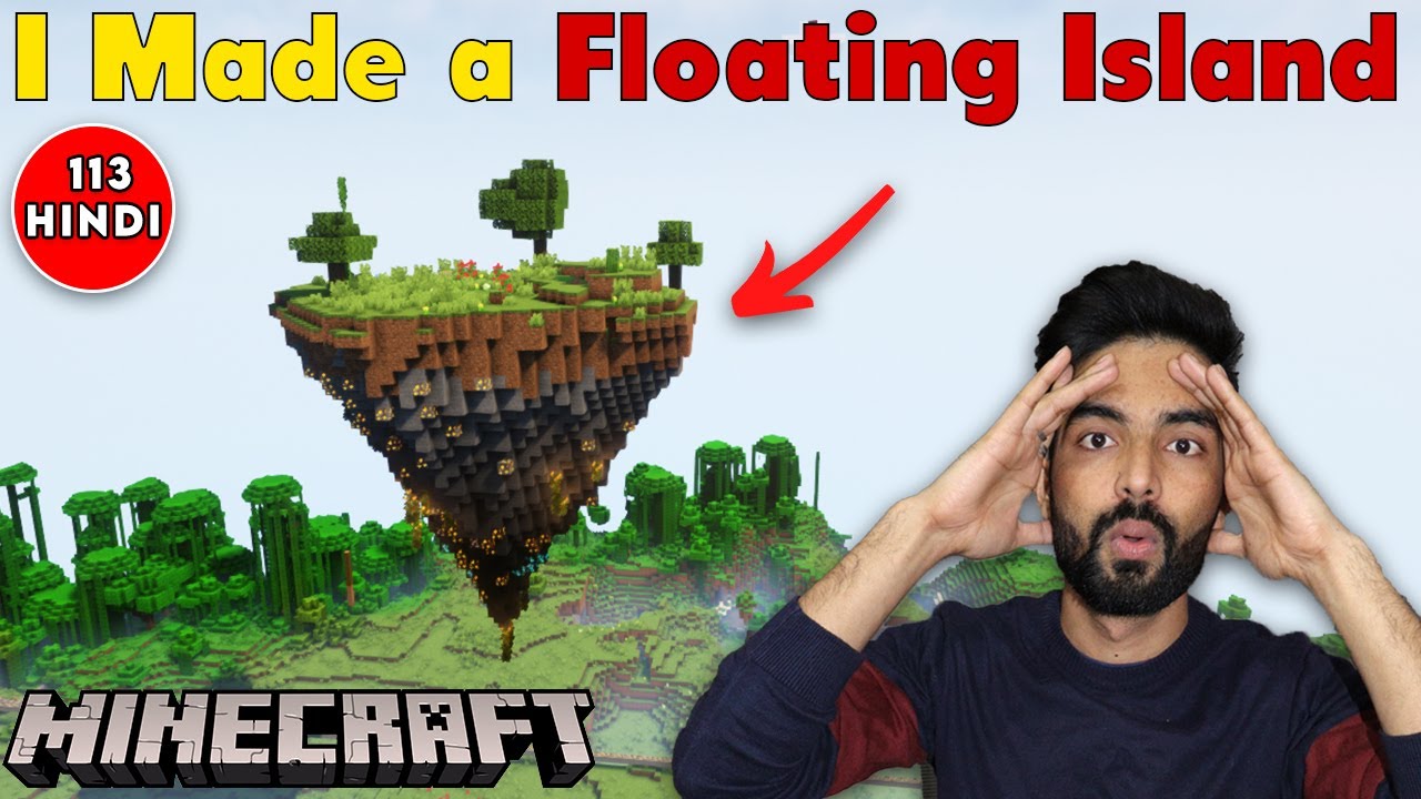 I Made a Floating Island in my Minecraft World - Minecraft Survival ...