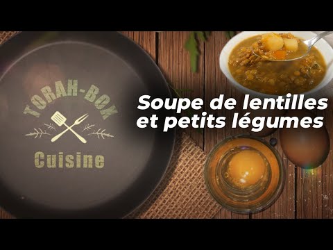 Vidéo: Comment Faire Une Soupe De Lentilles Et De Purée De Légumes Au Four