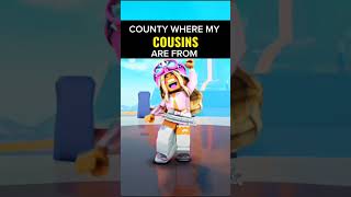 COMMENT YOUR COUNTY #roblox #game #new #edit