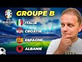 Pronostic euro 2024  groupe b   italie  croatie   espagne  albanie