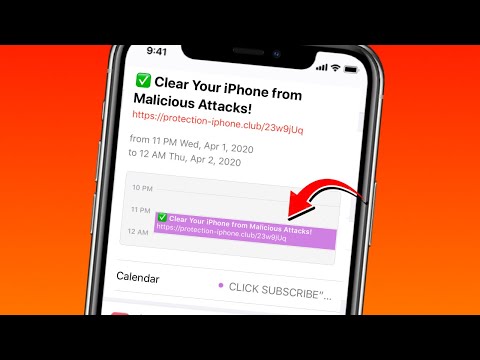 How to Clear iPhone Calendar virus  | Clear your iPhone from malicious attacks | 2022