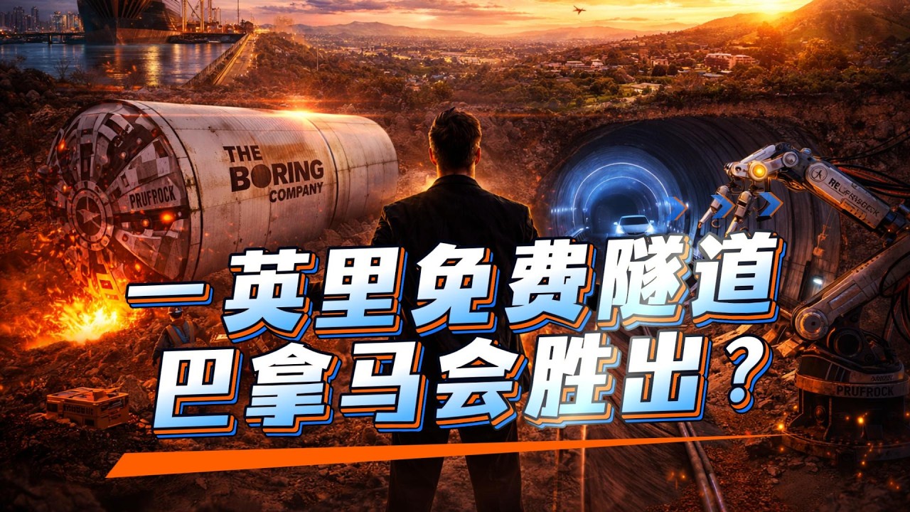 boring company隧道公司一英里免费建设 487 份申请挤爆｜16 强出炉｜隧道成本被他砍掉 99%｜最可能获胜的三个方案#马斯克 #boring