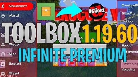 Toolbox For Minecraft 1.19.60 Infinite Time 2023 [ Minecraft Mod Menu ] Trailer