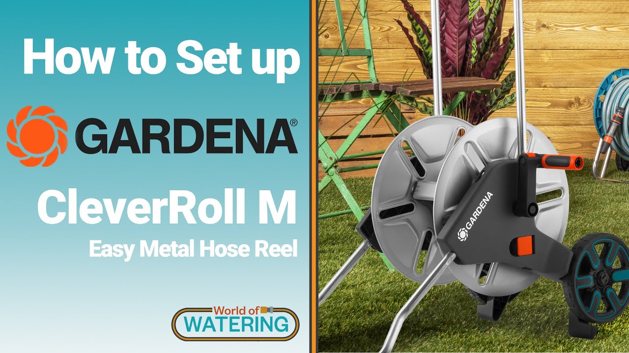 How to Set Up the Gardena Clever Roll Hose Reel 