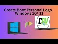 How To Create Boot Personal Logo in LAPTOP💻 &amp; PC🖥 #computer