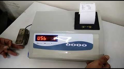Label Printer Weighing Scale