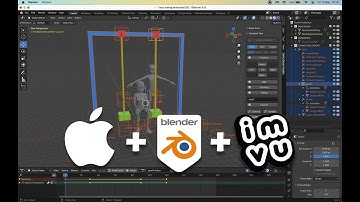 How to make Animated Furniture for IMVU in Blender using a MacBook