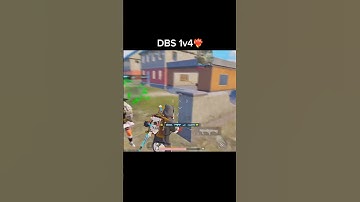 DBS 1v4🙂‍↔️❤️‍🔥 #youtubeshorts #shorts #gaming #pubgmobile #trending #viralshort #bgmi