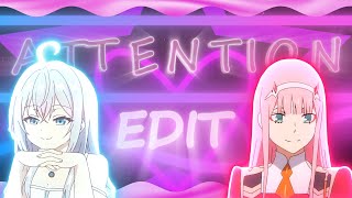 Attention♥ Alya And Zero Two Edit | @stromeditz-v4u @FormulaAE